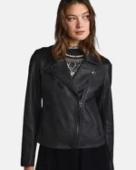 BLANKNYC Faux Leather Moto Jacket