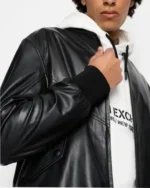 Armani Exchange Leather Jacket