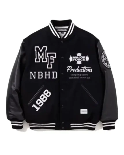 NEIGHBORHOOD x MAJOR FORCE Varsity Jacket