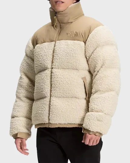 The North Face Shearling Puffer Coat