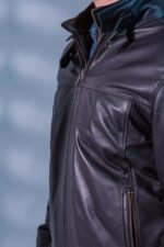 Midnight Aviator Leather Jacket