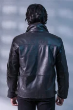 Midnight Aviator Leather Jacket