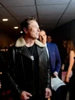 Elon Musk NY Times Shearling Leather Jacket