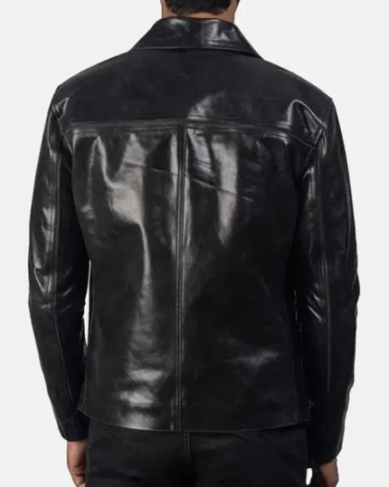 Boulder Black Men's Leather Jacket