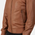 Lucian Leather Bomber Jacket