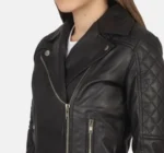 Lumen Quilted Biker Jacket