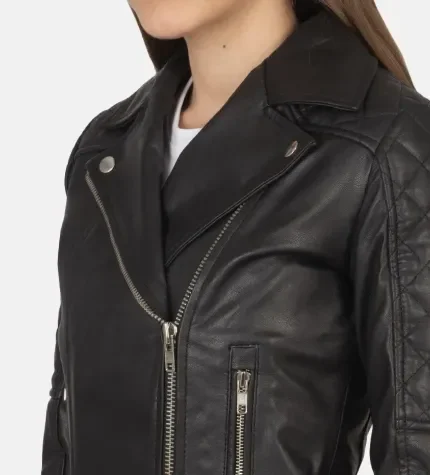 Lumen Quilted Biker Jacket