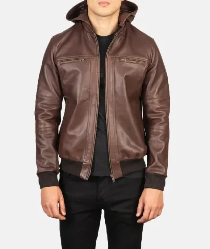 Eero Leather Bomber Jacket