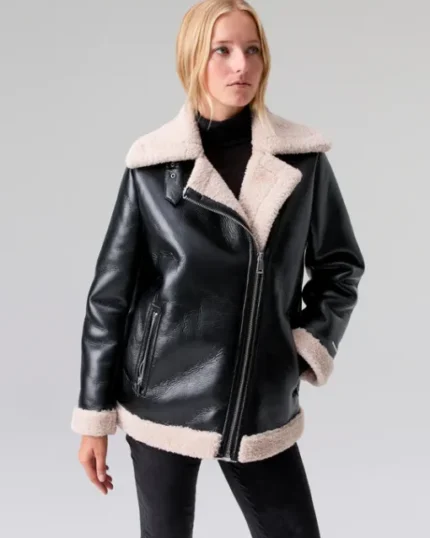 Alpine Edge Women Shearling Jacket