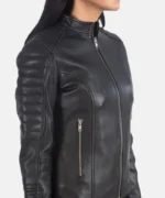 Maven Quilted Leather Biker Jacket