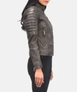 Maven Quilted Leather Biker Jacket