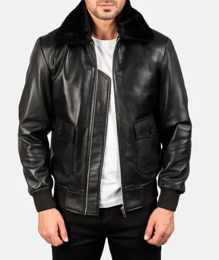 Ronin G-1 Leather Bomber Jacket