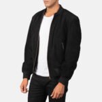 Lucian Suede Bomber Jacket