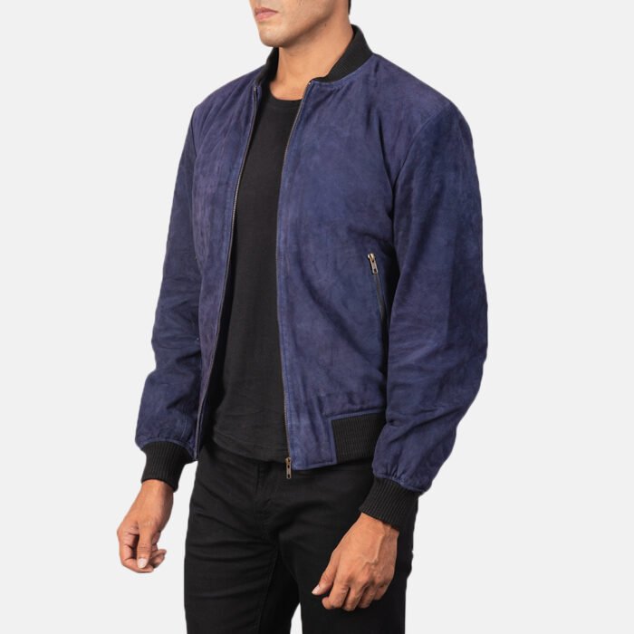 Lucian Suede Bomber Jacket