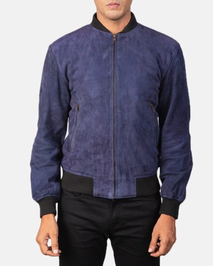 Lucian Suede Bomber Jacket