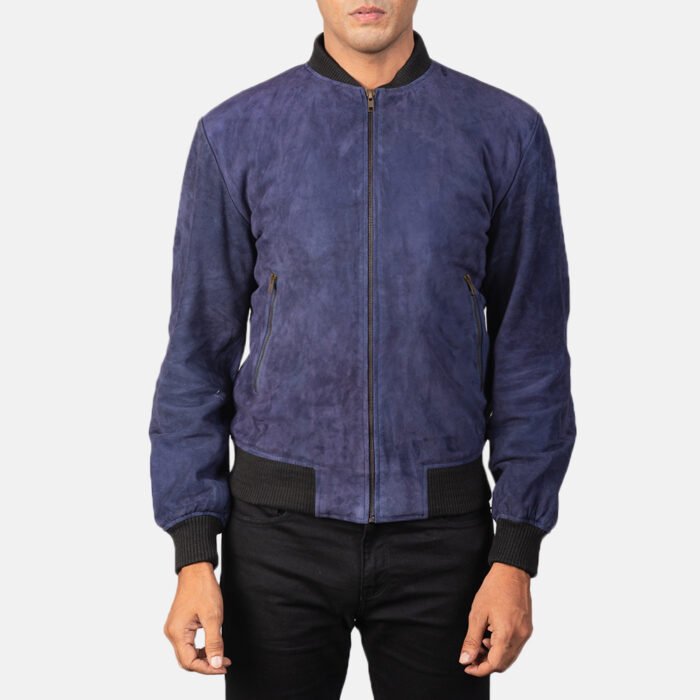 Lucian Suede Bomber Jacket