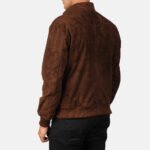 Lucian Suede Bomber Jacket