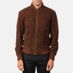 Lucian Suede Bomber Jacket