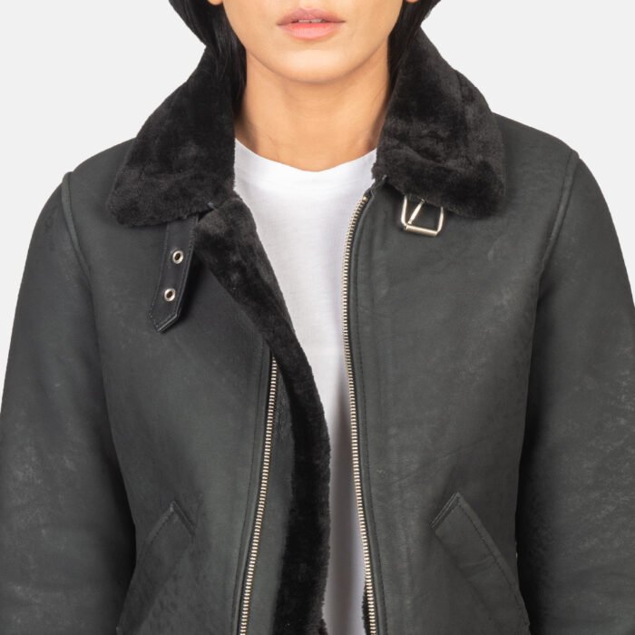 Women Shearling Midnight Aviator