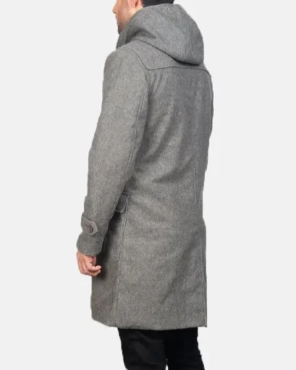 Classic Charcoal Duffle Coat