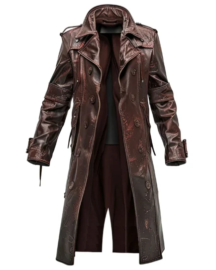 The Outlaw Distressed Trench Coat