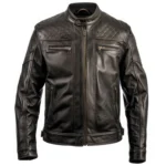 Classic Diamond Leather Jacket