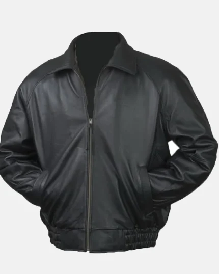 Lamb Leather Bomber Jacket