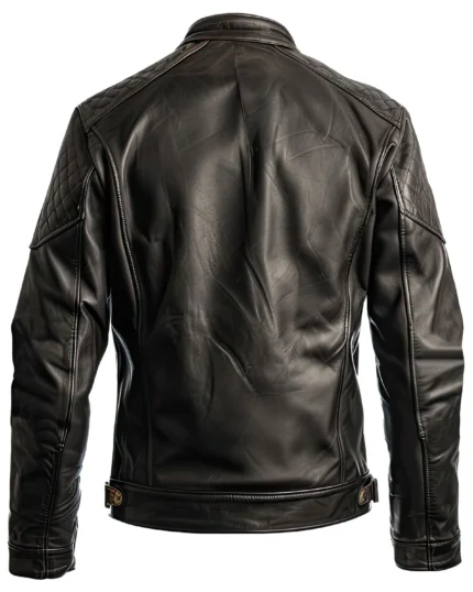 Classic Diamond Leather Jacket