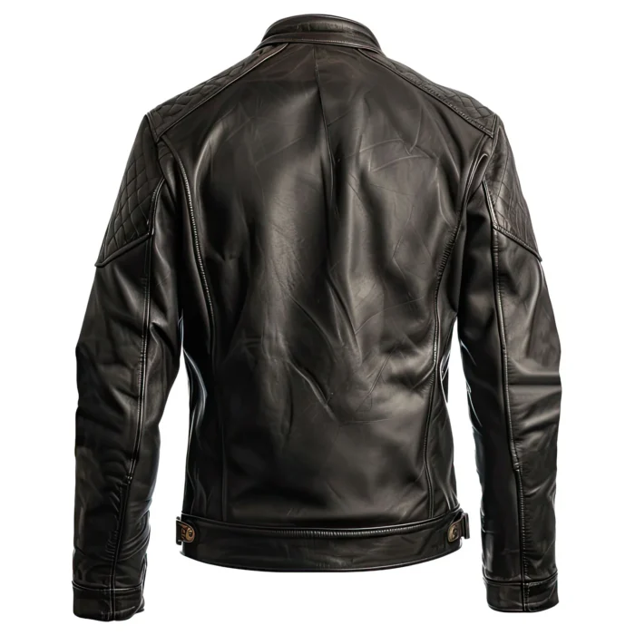 Classic Diamond Leather Jacket