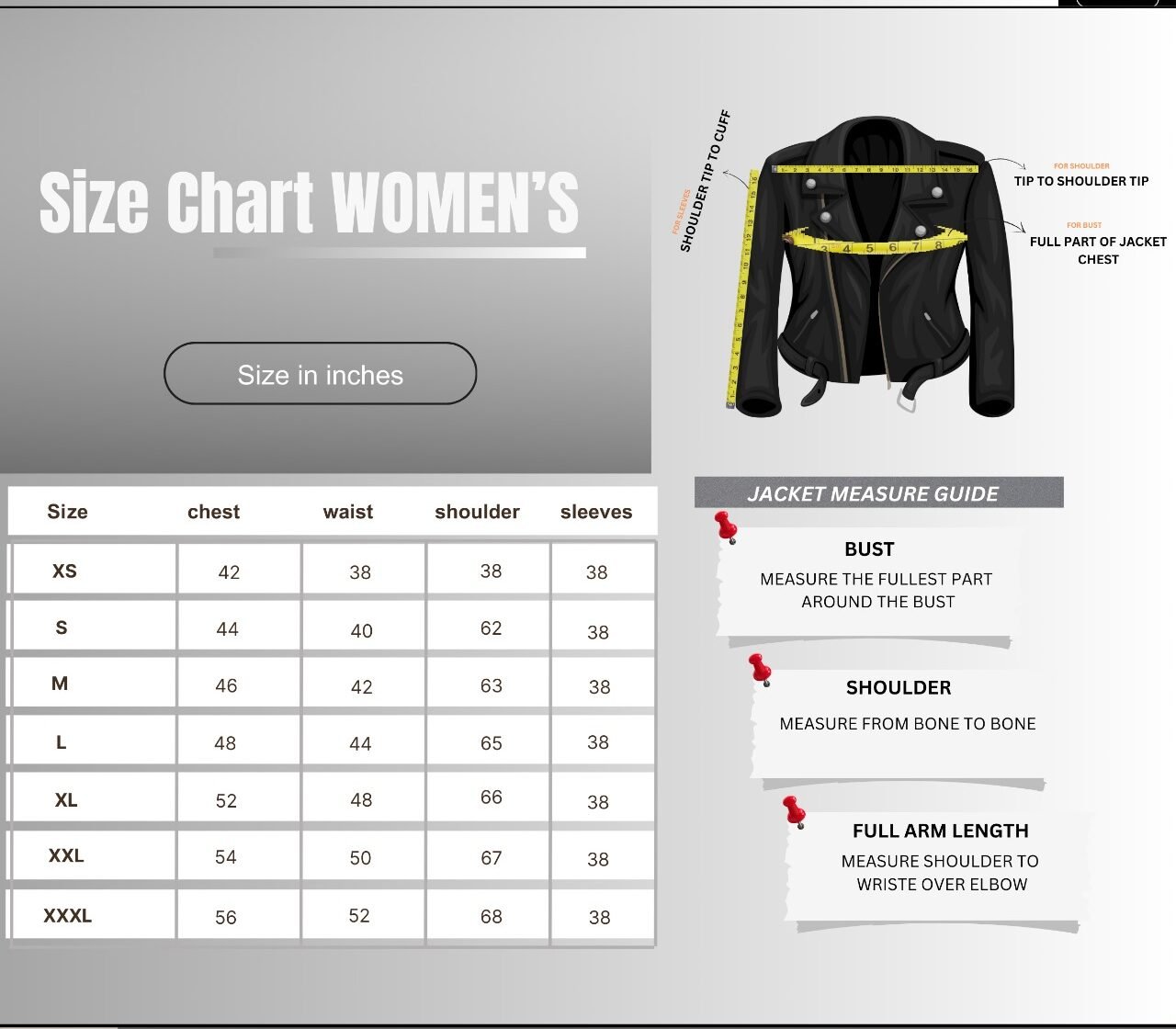 women size chart