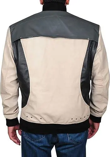 Urban Stripes Leather Jacket