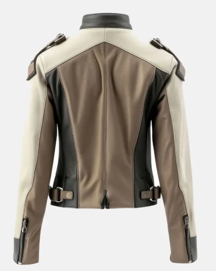 Women’s Stylish Motorcycle Leather Jacket