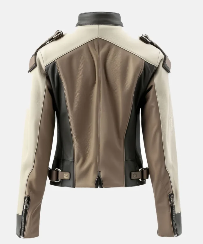 Women’s Stylish Motorcycle Leather Jacket