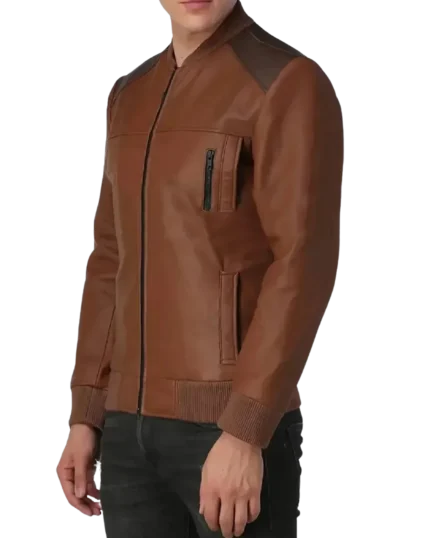 Chestnut Classic Bomber Jacket