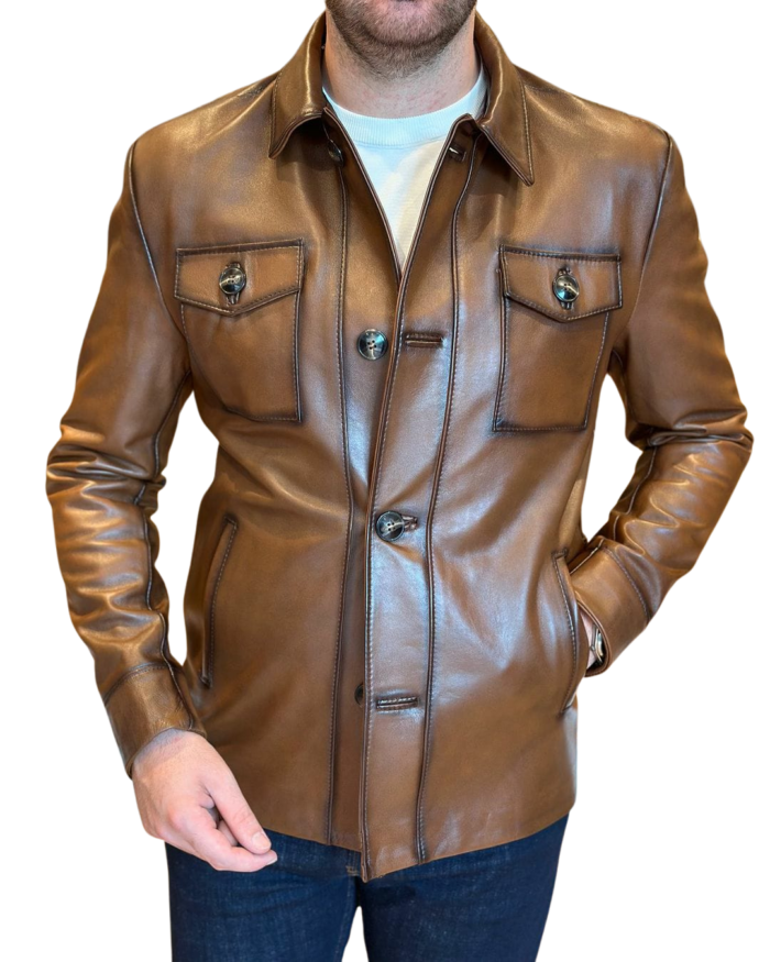 Vintage Men A2 Leather Jacket