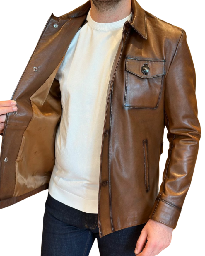 Vintage Men A2 Leather Jacket