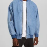 Skyline Denim Bomber Jacket