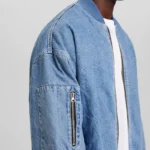 Skyline Denim Bomber Jacket