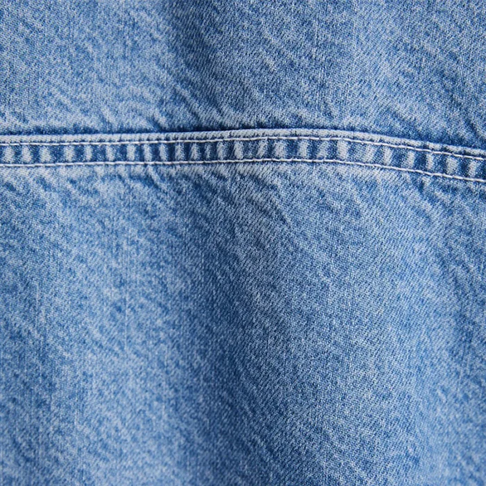 Skyline Denim Bomber Jacket