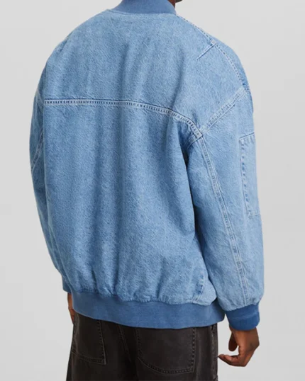 Skyline Denim Bomber Jacket