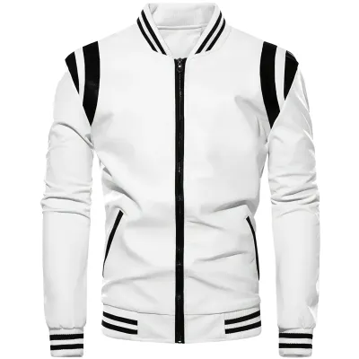 Striker White Bomber Jacket