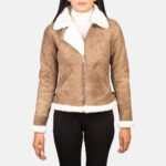 Vintage Shearling Aviator Jacket