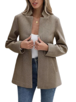 Women Classic Herringbone Blazer