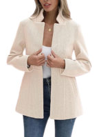 Women Classic Herringbone Blazer