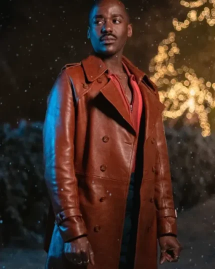 The "Doctor Who 15th" Leather Coat