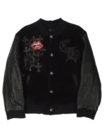 Gothic Emblem Chrome Hearts Varsity Jacket