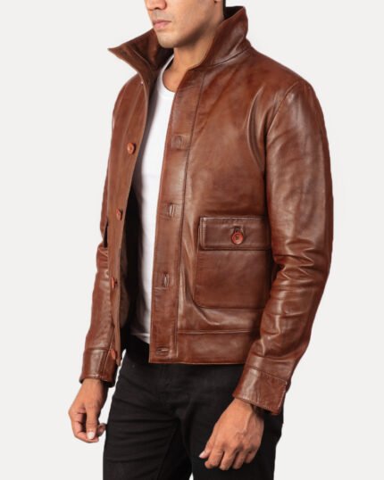 Legacy Brown Leather Jacket