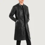 Elite Varsity Leather Overcoat