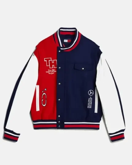 Tommy x Mercedes F1 Letterman Jacket