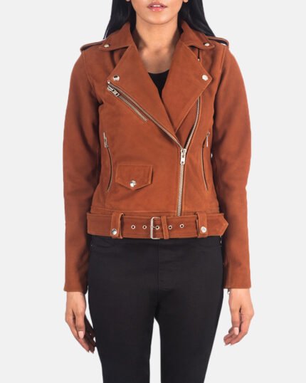 Rustic Elegance Biker Jacket